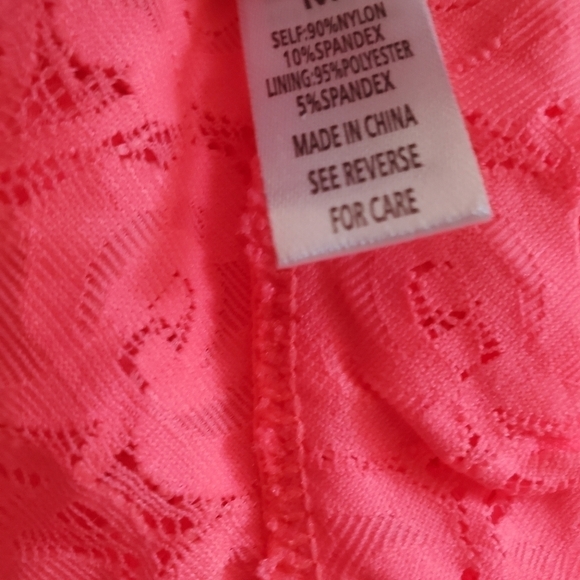 Pink Lace Racerback Bralette - Picture 7 of 9